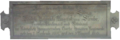 Grabplatte in Hameln